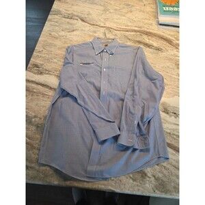 #178 L.L. LL Bean Men's L wrinkle resistant button up shirt  checks O'Connor GMC